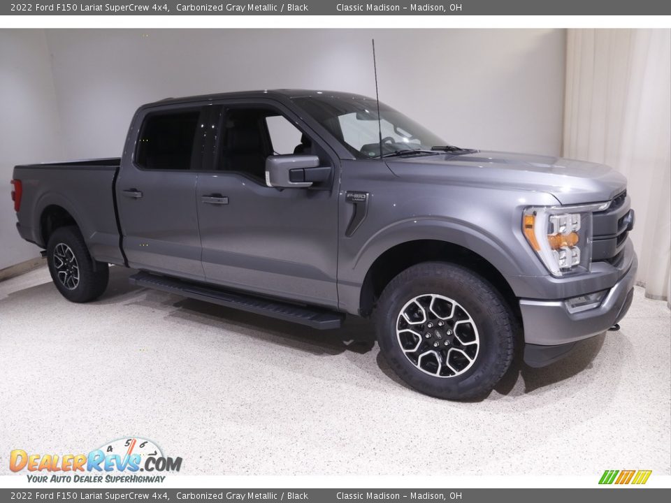 Carbonized Gray Metallic 2022 Ford F150 Lariat SuperCrew 4x4 Photo #1