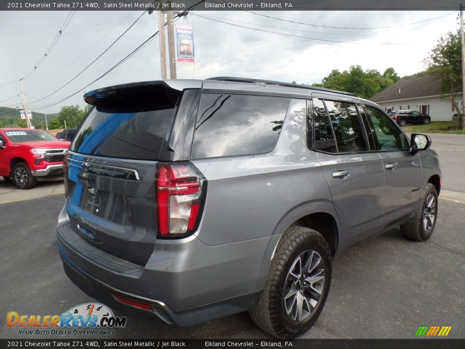 2021 Chevrolet Tahoe Z71 4WD Satin Steel Metallic / Jet Black Photo #7