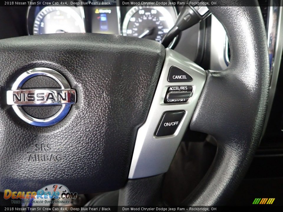 2018 Nissan Titan SV Crew Cab 4x4 Deep Blue Pearl / Black Photo #14