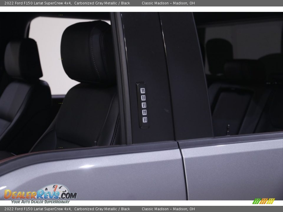 2022 Ford F150 Lariat SuperCrew 4x4 Carbonized Gray Metallic / Black Photo #4