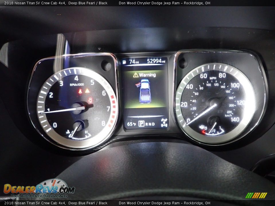 2018 Nissan Titan SV Crew Cab 4x4 Deep Blue Pearl / Black Photo #15