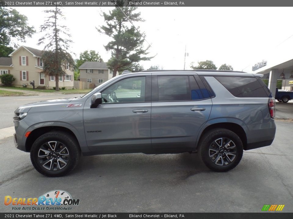 2021 Chevrolet Tahoe Z71 4WD Satin Steel Metallic / Jet Black Photo #10