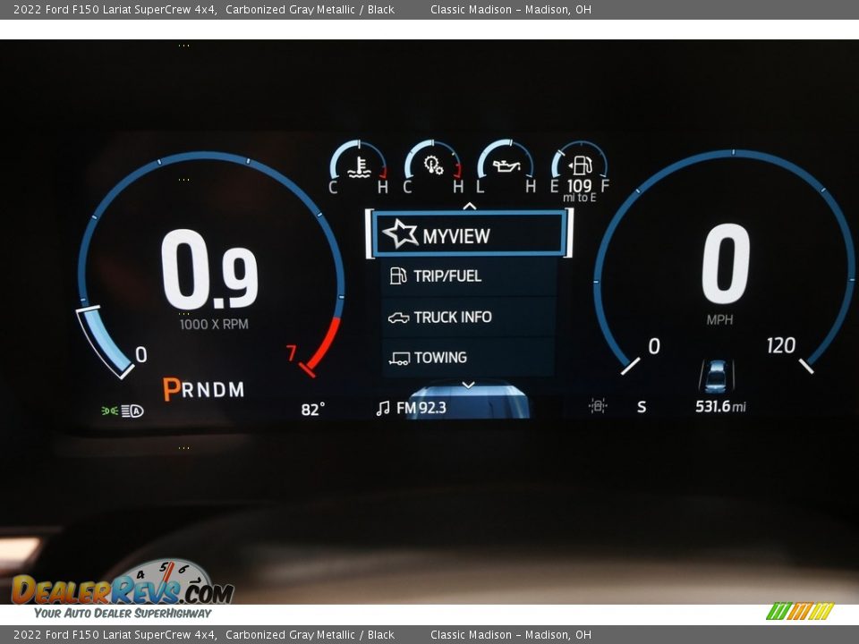 2022 Ford F150 Lariat SuperCrew 4x4 Gauges Photo #9