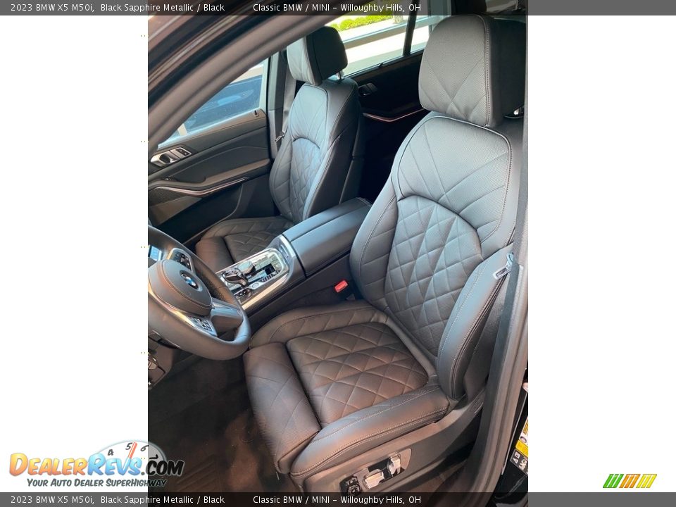 Black Interior - 2023 BMW X5 M50i Photo #4