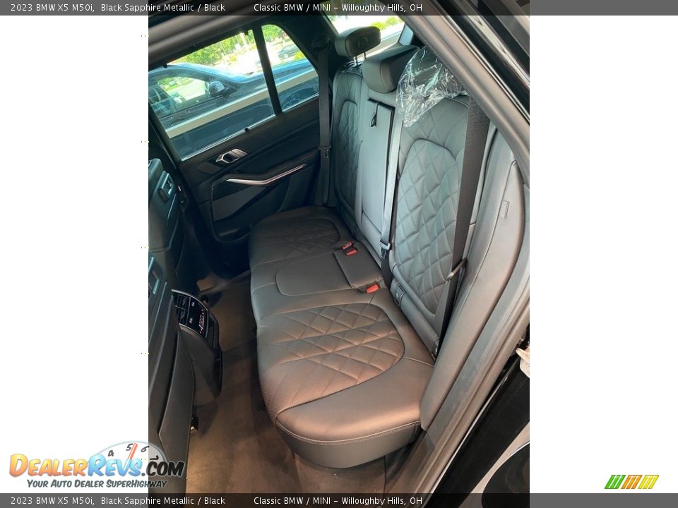 Rear Seat of 2023 BMW X5 M50i Photo #5