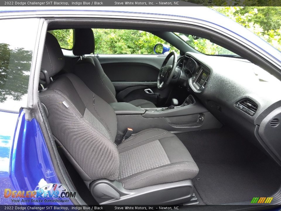 2022 Dodge Challenger SXT Blacktop Indigo Blue / Black Photo #15