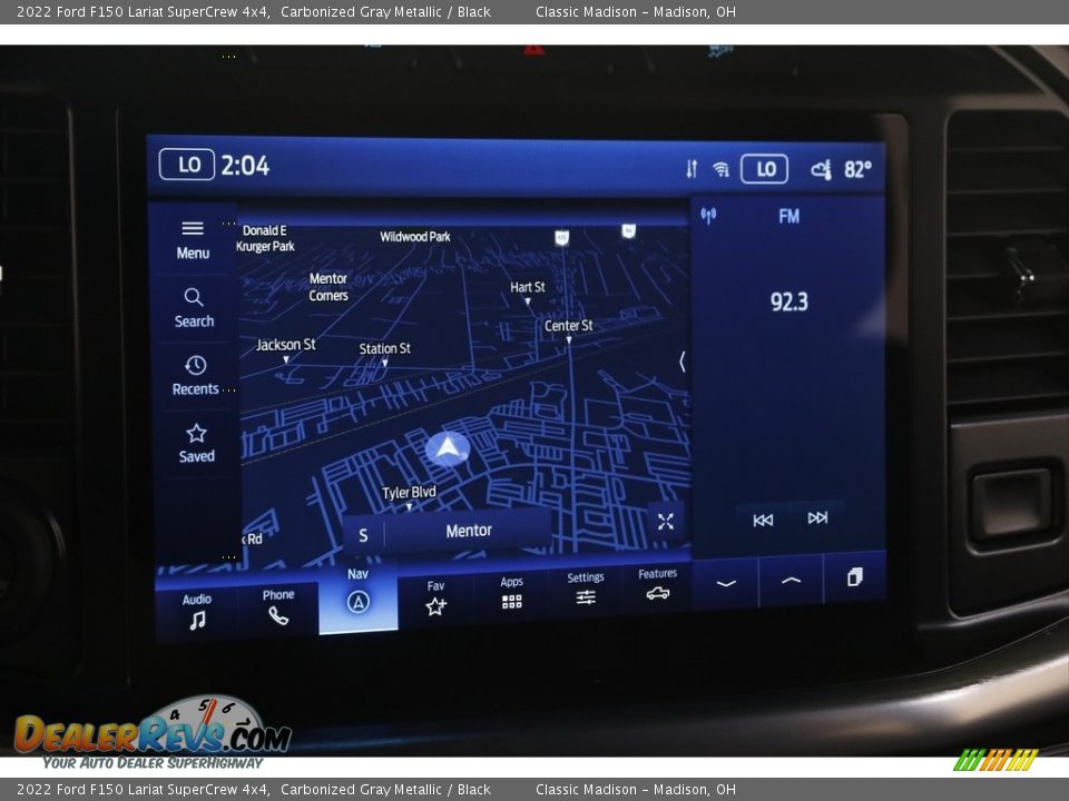 Navigation of 2022 Ford F150 Lariat SuperCrew 4x4 Photo #13