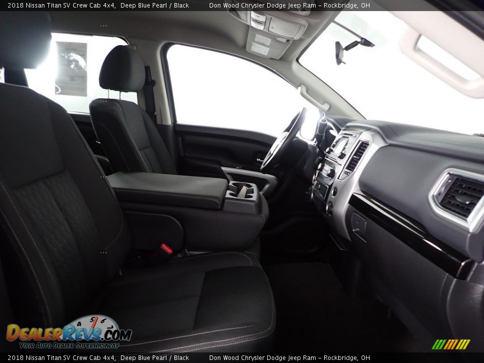 2018 Nissan Titan SV Crew Cab 4x4 Deep Blue Pearl / Black Photo #25