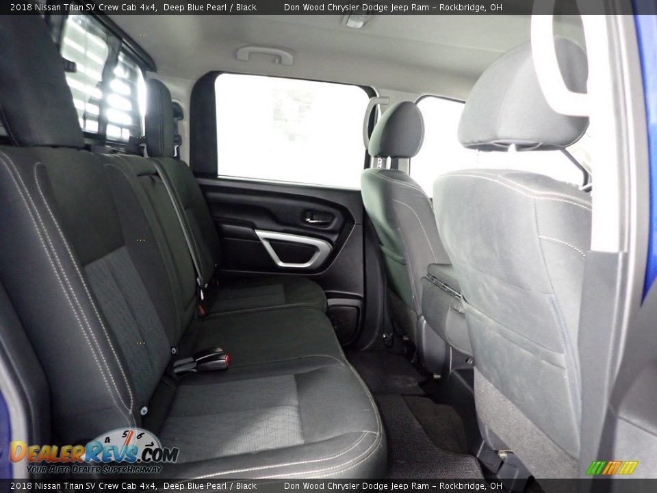 2018 Nissan Titan SV Crew Cab 4x4 Deep Blue Pearl / Black Photo #27