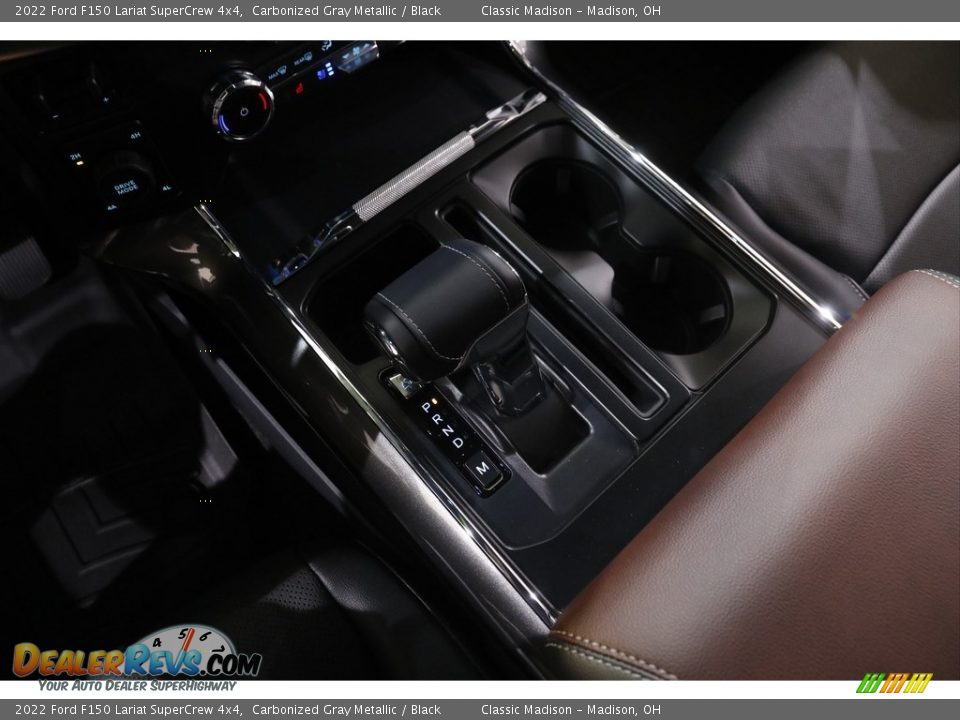 2022 Ford F150 Lariat SuperCrew 4x4 Carbonized Gray Metallic / Black Photo #18