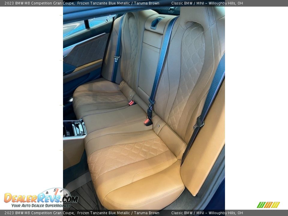 Rear Seat of 2023 BMW M8 Competition Gran Coupe Photo #7