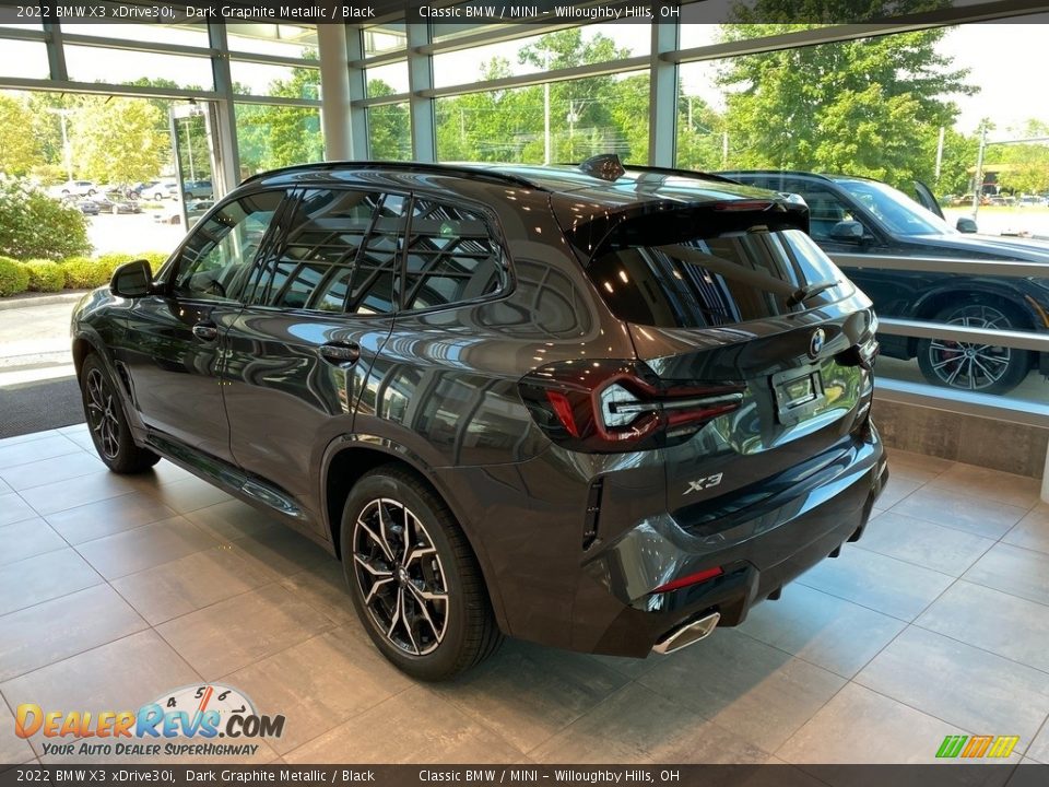 2022 BMW X3 xDrive30i Dark Graphite Metallic / Black Photo #2