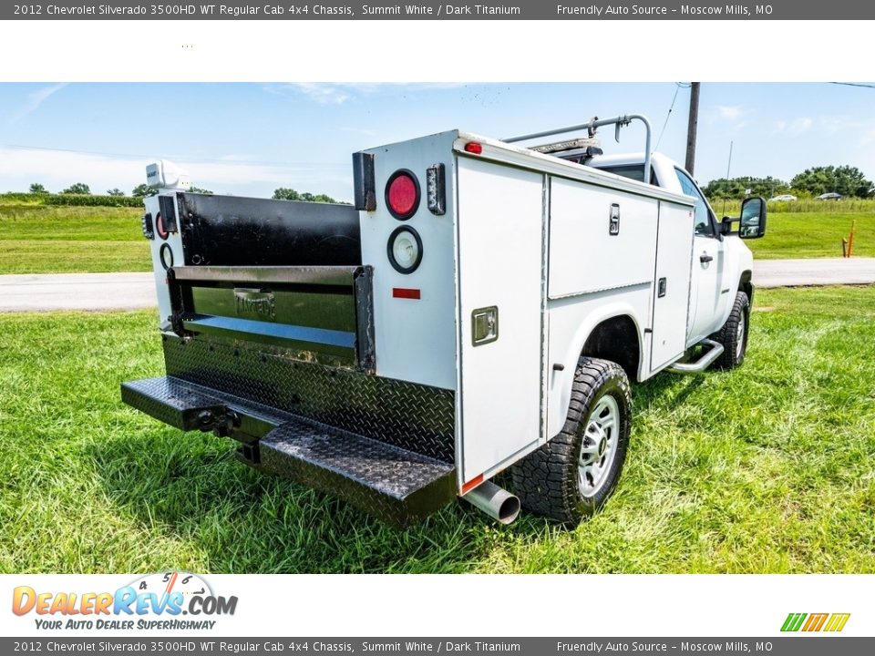 2012 Chevrolet Silverado 3500HD WT Regular Cab 4x4 Chassis Summit White / Dark Titanium Photo #4