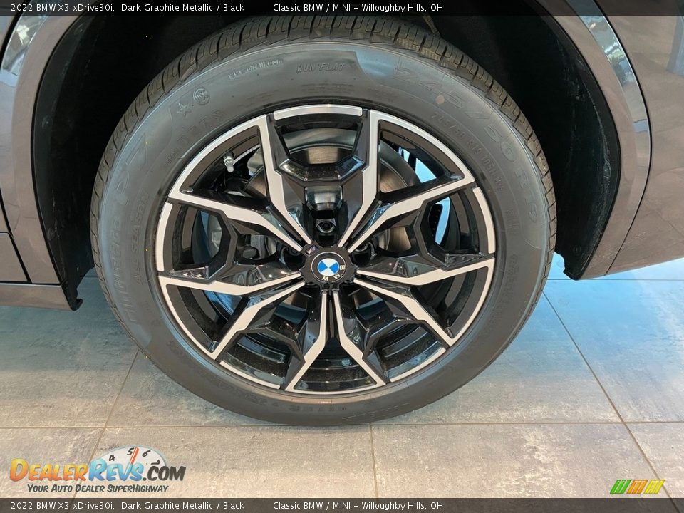 2022 BMW X3 xDrive30i Dark Graphite Metallic / Black Photo #3