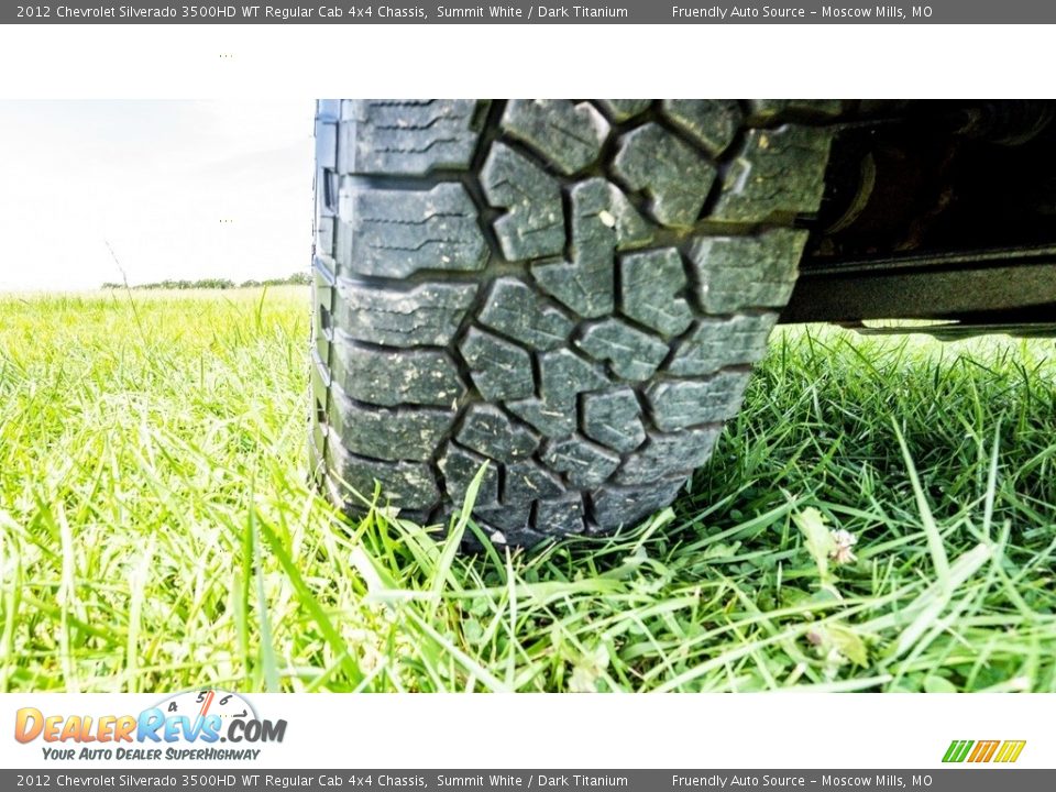 2012 Chevrolet Silverado 3500HD WT Regular Cab 4x4 Chassis Summit White / Dark Titanium Photo #11