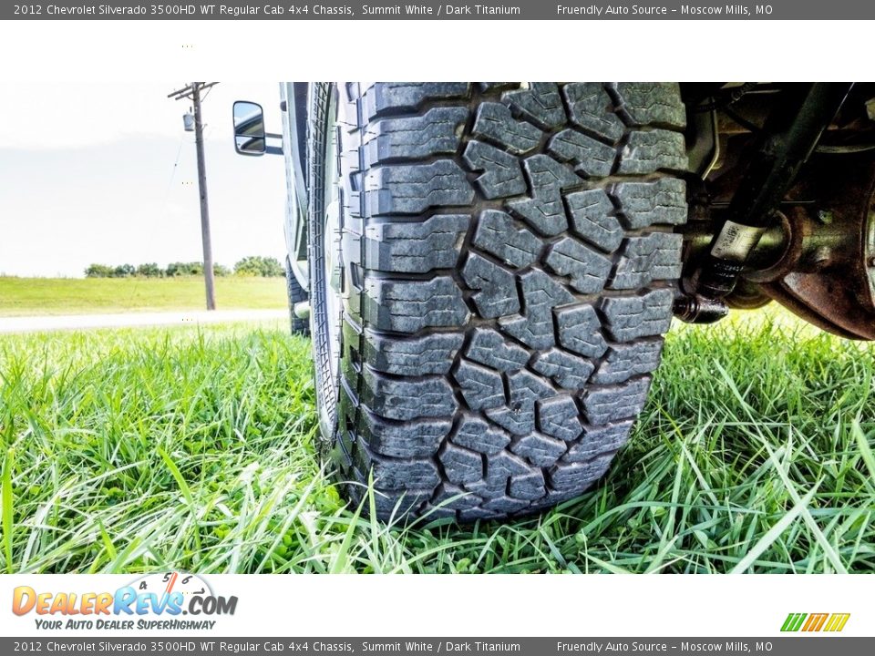 2012 Chevrolet Silverado 3500HD WT Regular Cab 4x4 Chassis Summit White / Dark Titanium Photo #14