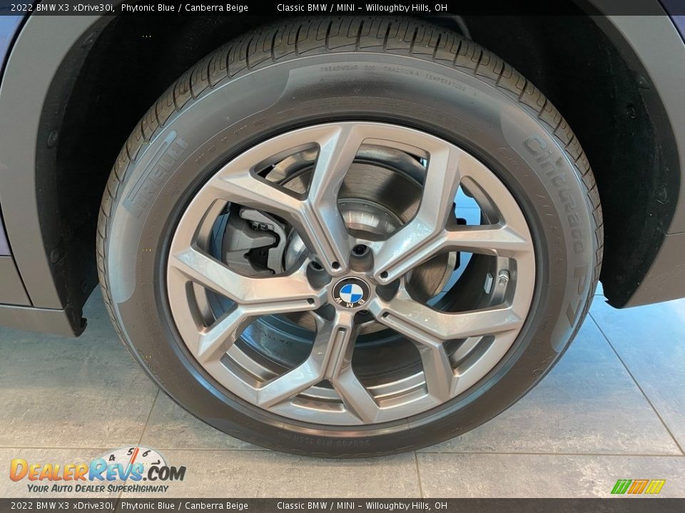 2022 BMW X3 xDrive30i Phytonic Blue / Canberra Beige Photo #3