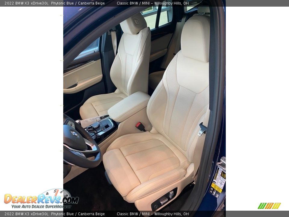 2022 BMW X3 xDrive30i Phytonic Blue / Canberra Beige Photo #4