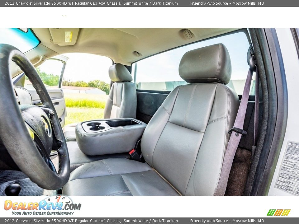 2012 Chevrolet Silverado 3500HD WT Regular Cab 4x4 Chassis Summit White / Dark Titanium Photo #16