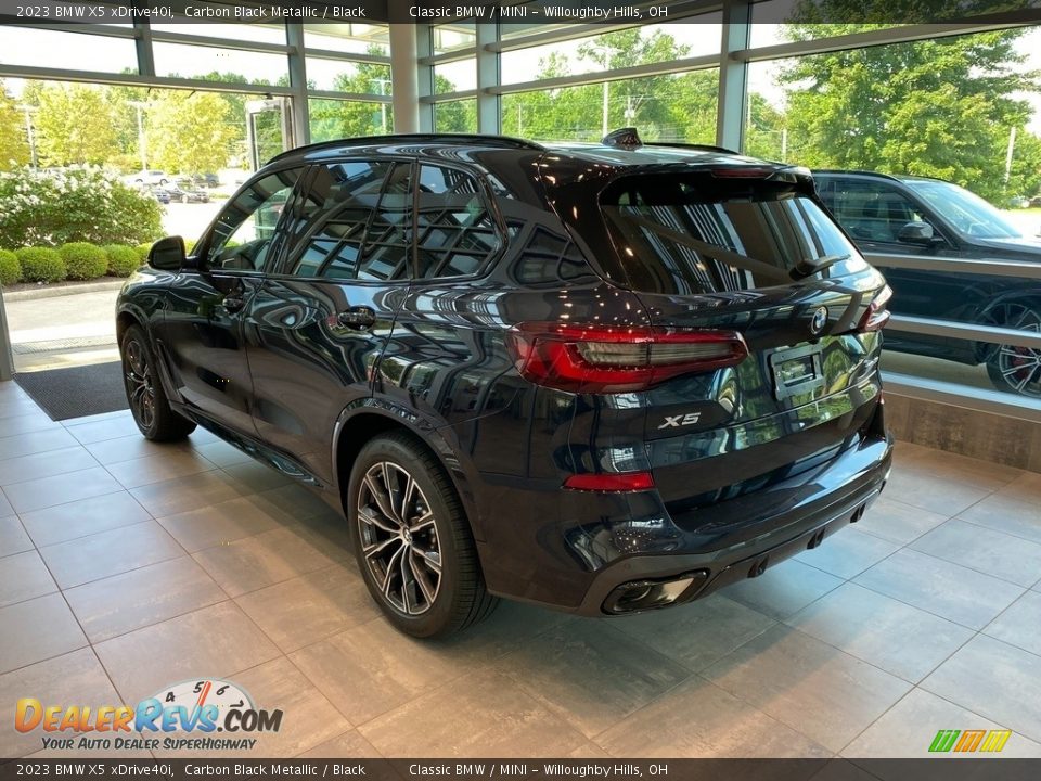 2023 BMW X5 xDrive40i Carbon Black Metallic / Black Photo #2