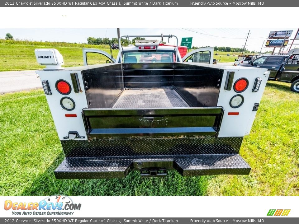 2012 Chevrolet Silverado 3500HD WT Regular Cab 4x4 Chassis Summit White / Dark Titanium Photo #20