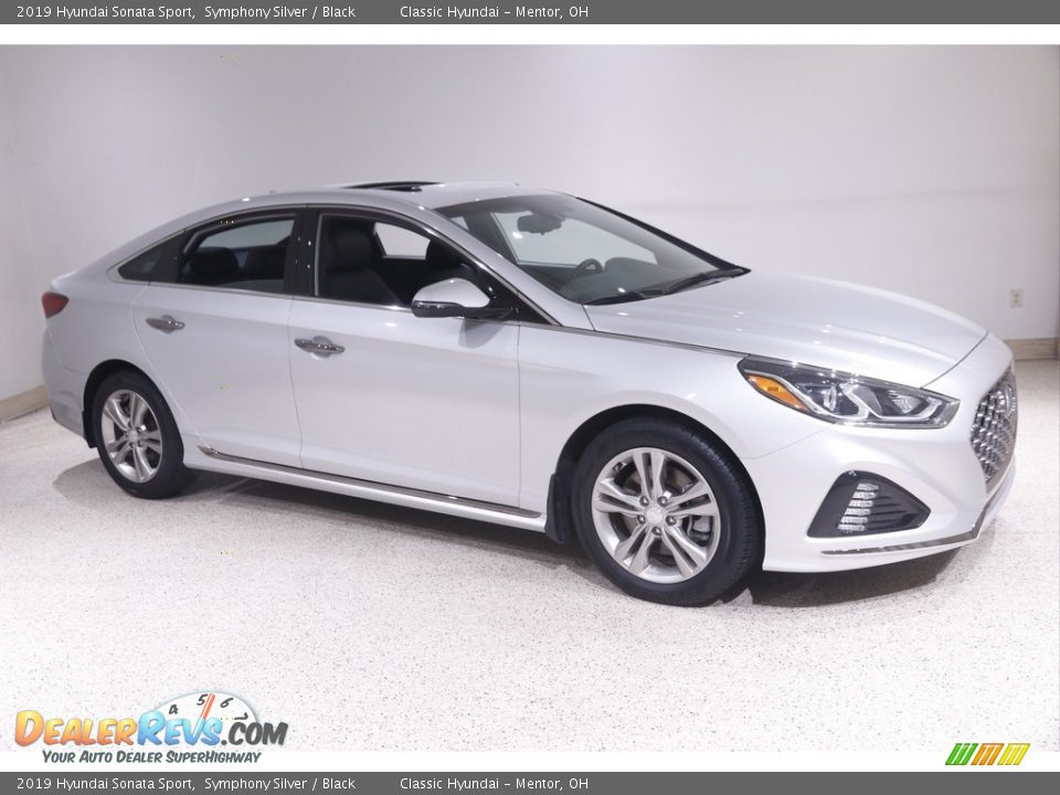 2019 Hyundai Sonata Sport Symphony Silver / Black Photo #1