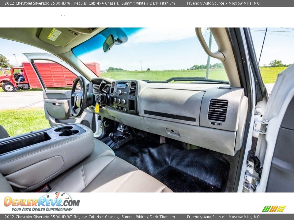 2012 Chevrolet Silverado 3500HD WT Regular Cab 4x4 Chassis Summit White / Dark Titanium Photo #22