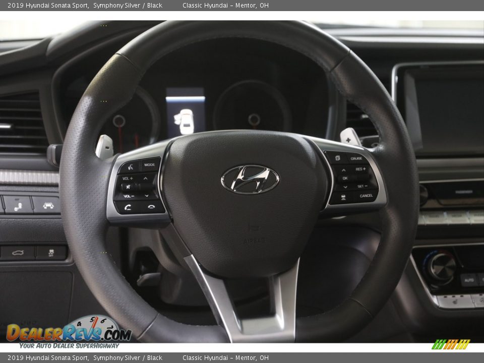 2019 Hyundai Sonata Sport Symphony Silver / Black Photo #7