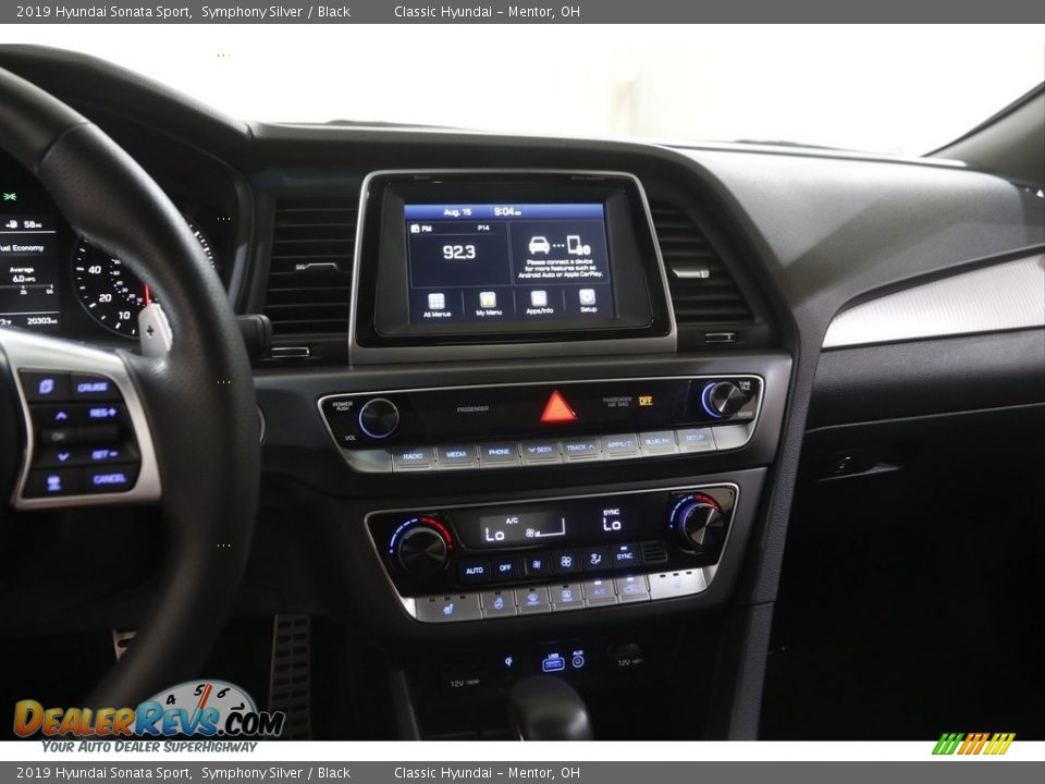 2019 Hyundai Sonata Sport Symphony Silver / Black Photo #9