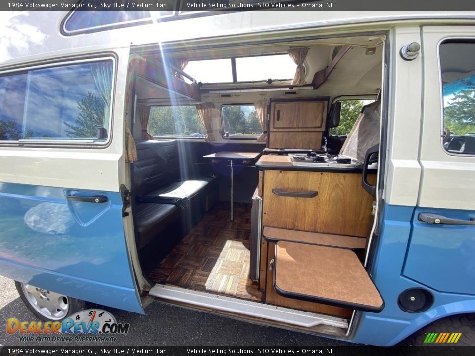 1984 Volkswagen Vanagon GL Sky Blue / Medium Tan Photo #19