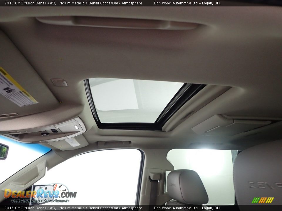 2015 GMC Yukon Denali 4WD Iridium Metallic / Denali Cocoa/Dark Atmosphere Photo #4