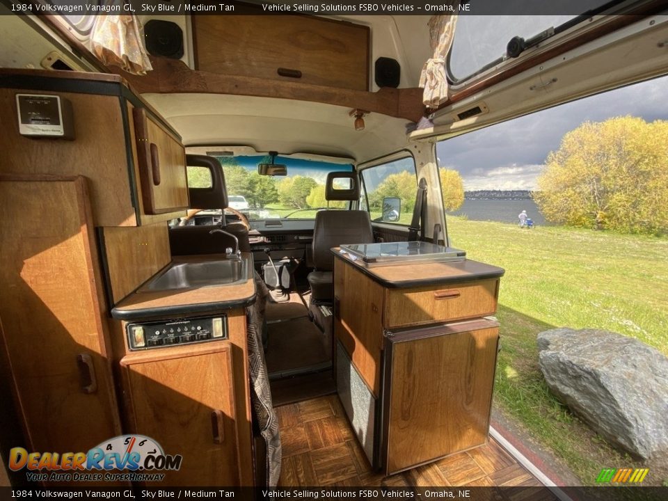 1984 Volkswagen Vanagon GL Sky Blue / Medium Tan Photo #20