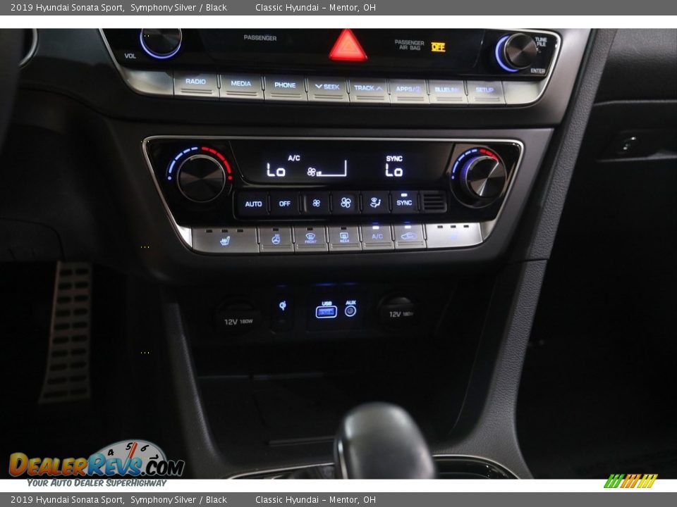 2019 Hyundai Sonata Sport Symphony Silver / Black Photo #12