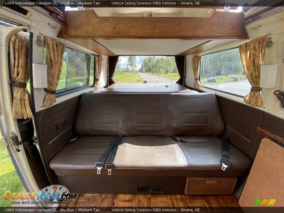 Rear Seat of 1984 Volkswagen Vanagon GL Photo #21