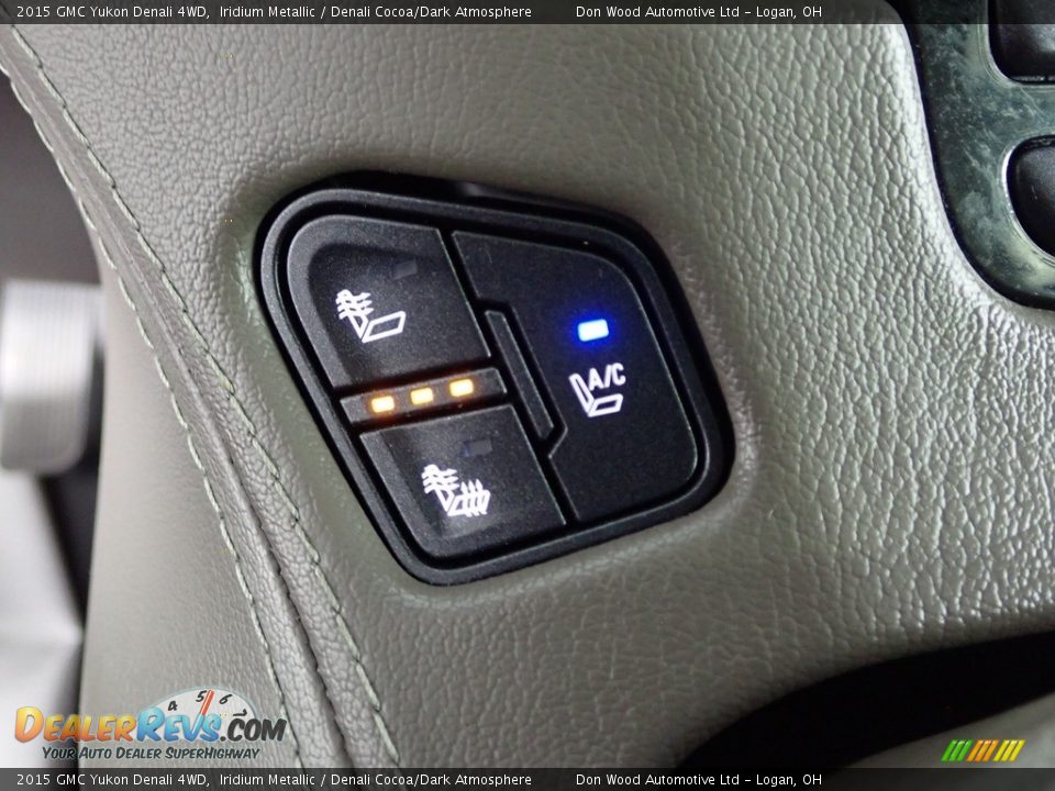 2015 GMC Yukon Denali 4WD Iridium Metallic / Denali Cocoa/Dark Atmosphere Photo #5