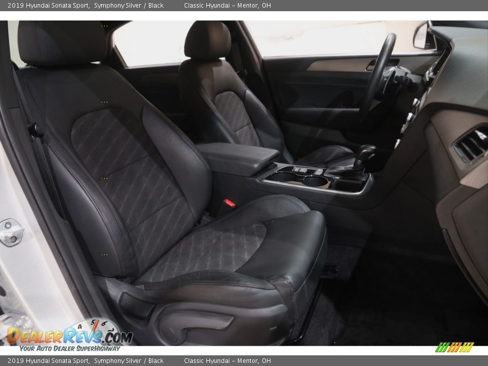 2019 Hyundai Sonata Sport Symphony Silver / Black Photo #14