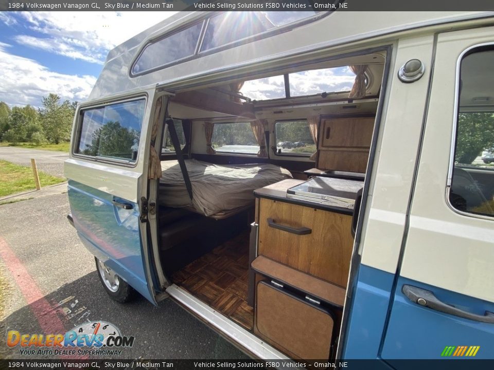 1984 Volkswagen Vanagon GL Sky Blue / Medium Tan Photo #23