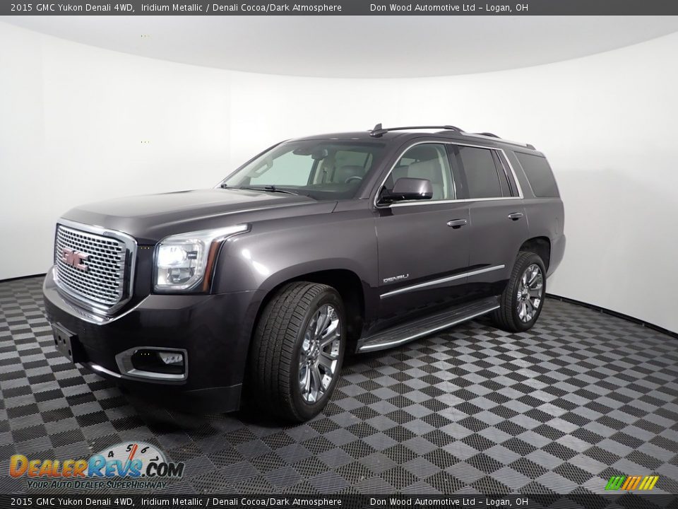 2015 GMC Yukon Denali 4WD Iridium Metallic / Denali Cocoa/Dark Atmosphere Photo #7