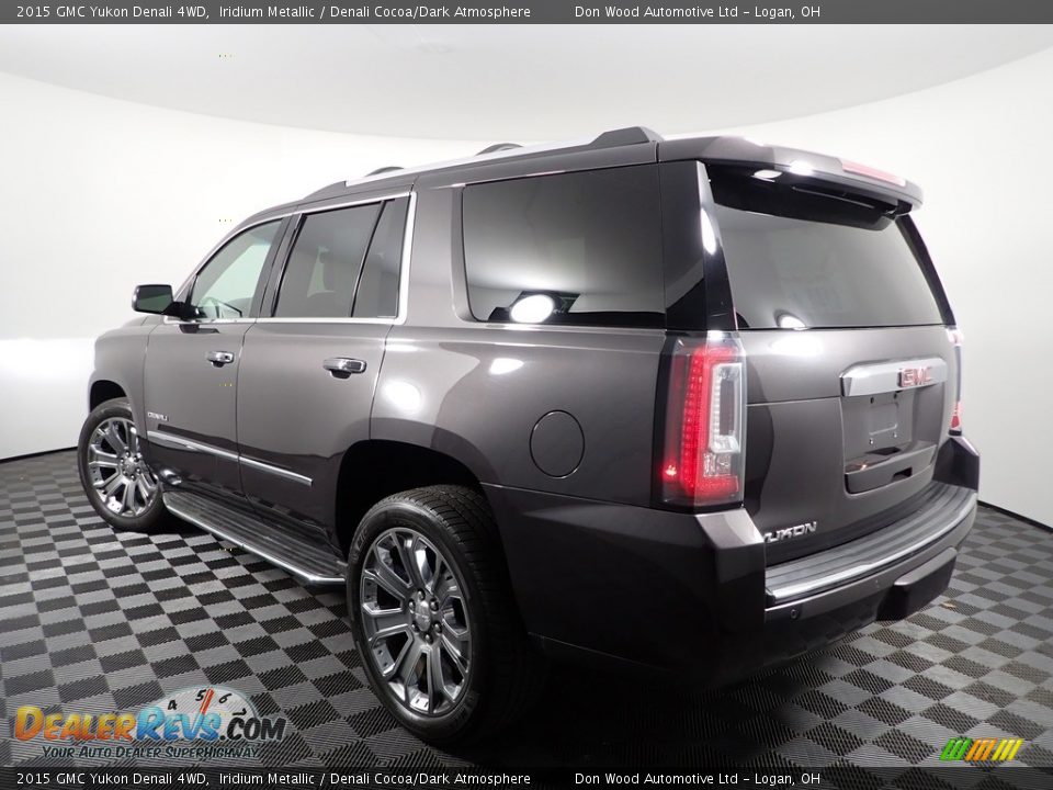 2015 GMC Yukon Denali 4WD Iridium Metallic / Denali Cocoa/Dark Atmosphere Photo #8