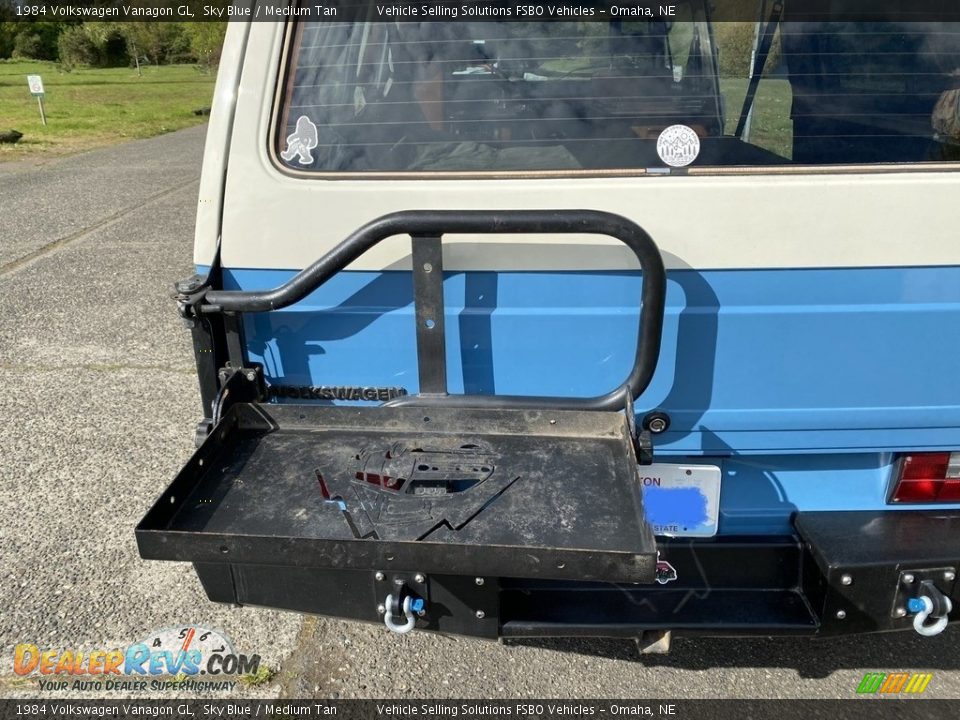 1984 Volkswagen Vanagon GL Sky Blue / Medium Tan Photo #24