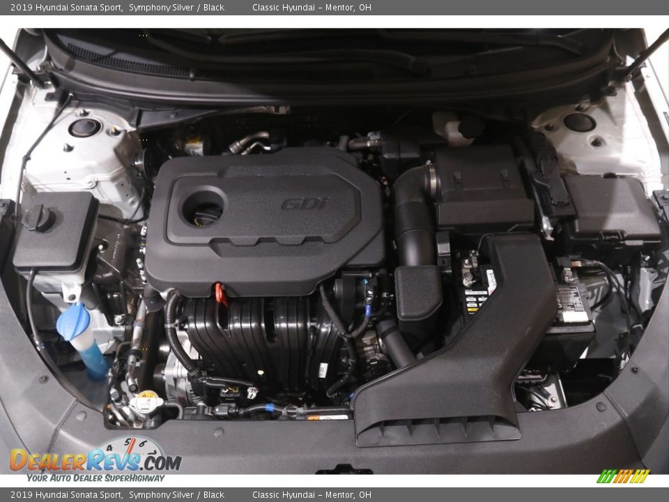 2019 Hyundai Sonata Sport Symphony Silver / Black Photo #18
