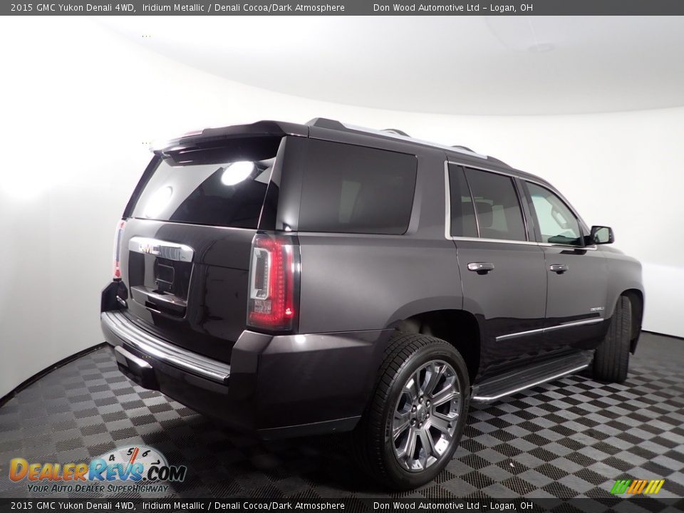 2015 GMC Yukon Denali 4WD Iridium Metallic / Denali Cocoa/Dark Atmosphere Photo #12