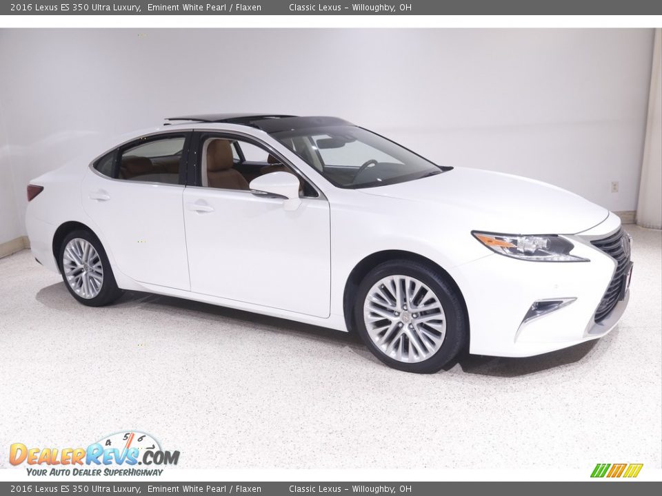 Eminent White Pearl 2016 Lexus ES 350 Ultra Luxury Photo #1