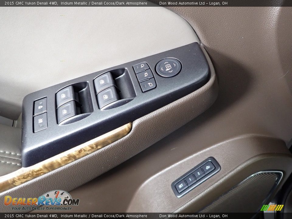 2015 GMC Yukon Denali 4WD Iridium Metallic / Denali Cocoa/Dark Atmosphere Photo #14