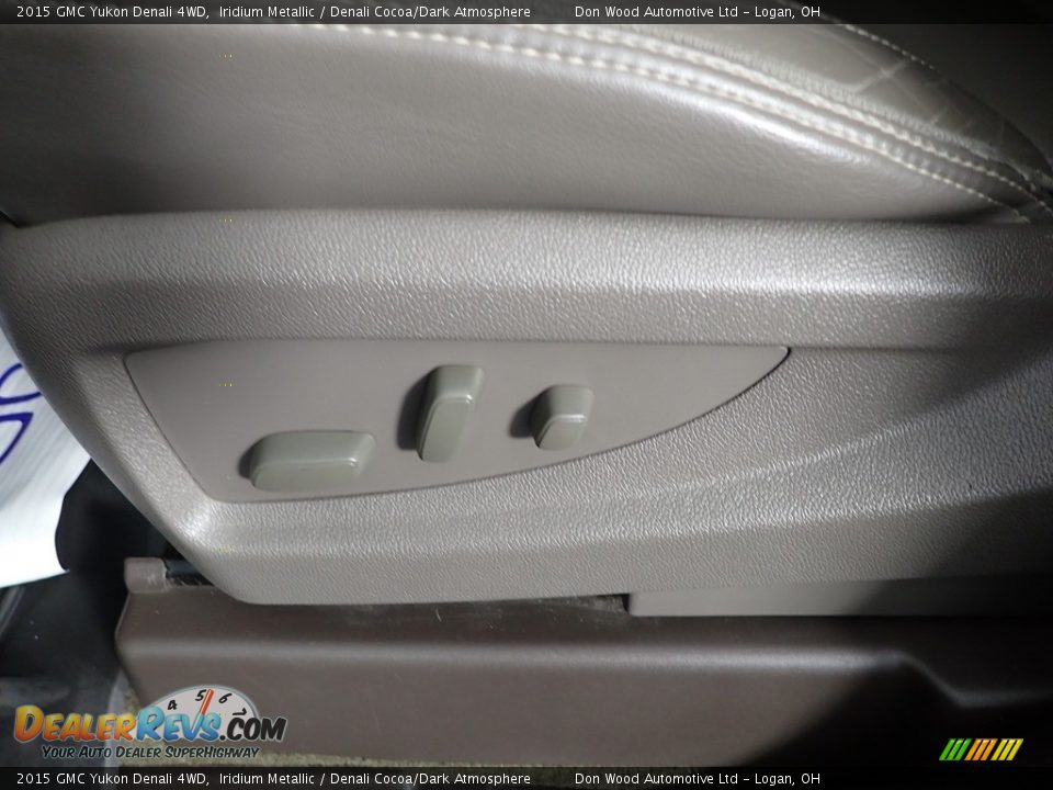 2015 GMC Yukon Denali 4WD Iridium Metallic / Denali Cocoa/Dark Atmosphere Photo #15