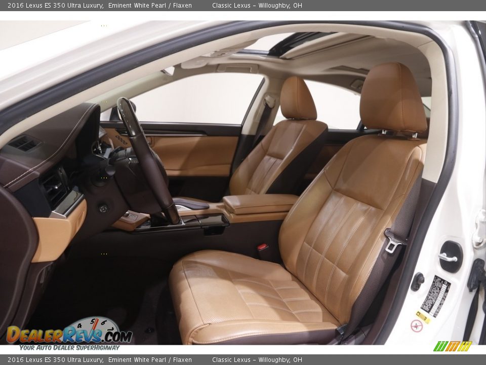 Flaxen Interior - 2016 Lexus ES 350 Ultra Luxury Photo #5