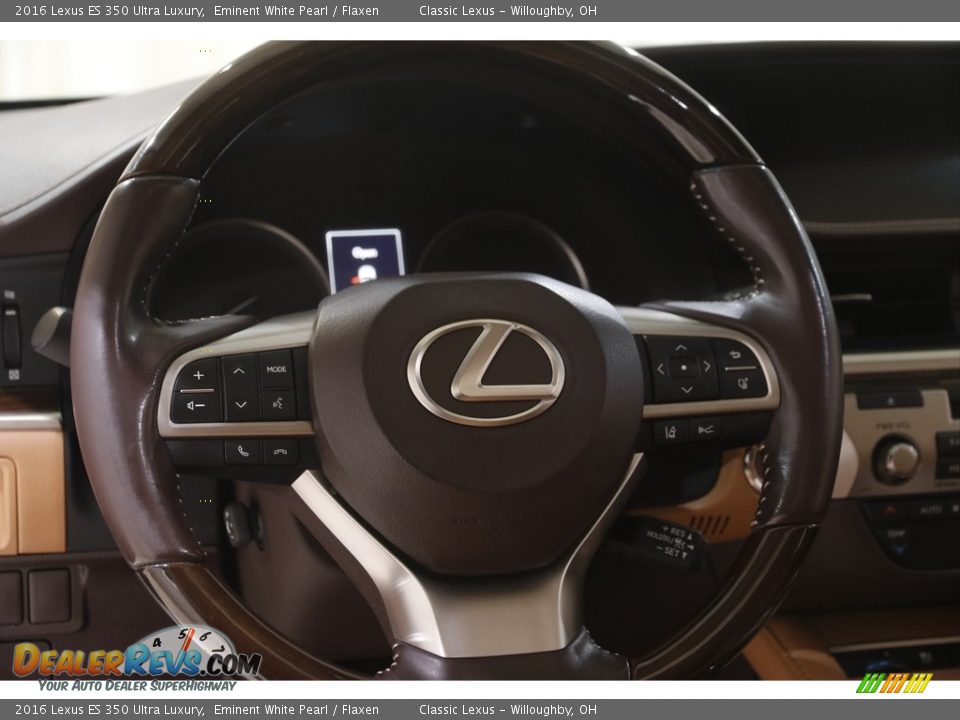 2016 Lexus ES 350 Ultra Luxury Steering Wheel Photo #7