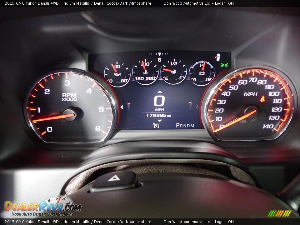 2015 GMC Yukon Denali 4WD Iridium Metallic / Denali Cocoa/Dark Atmosphere Photo #20