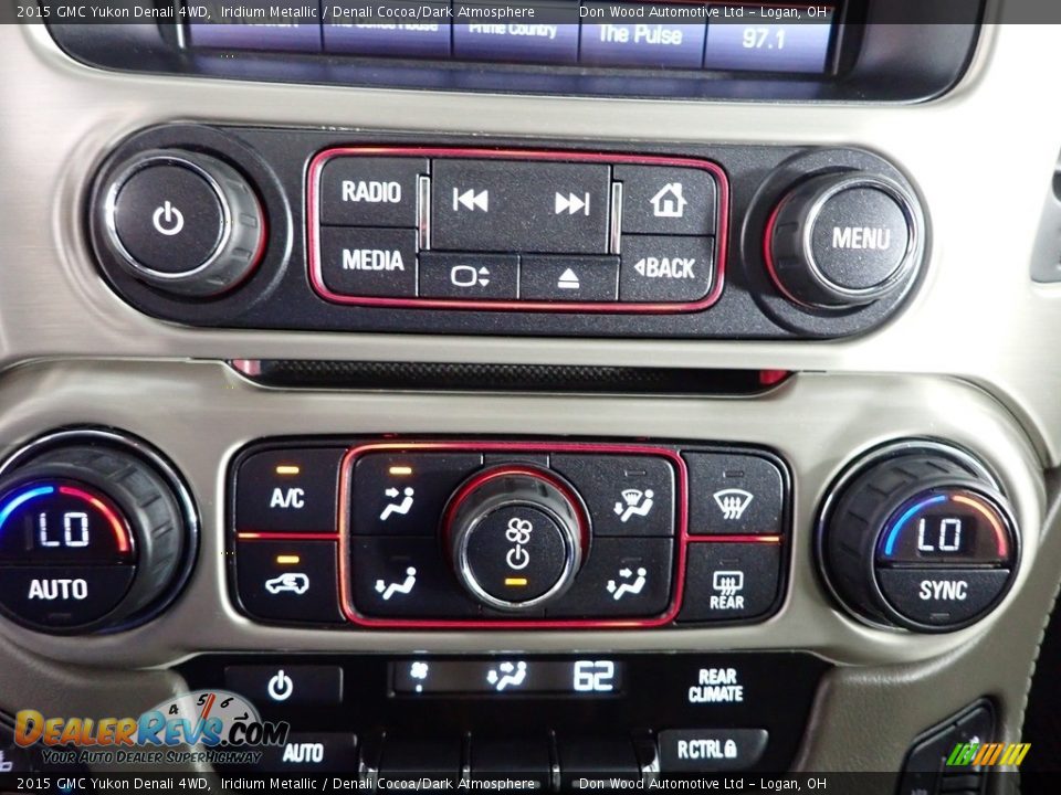 2015 GMC Yukon Denali 4WD Iridium Metallic / Denali Cocoa/Dark Atmosphere Photo #21
