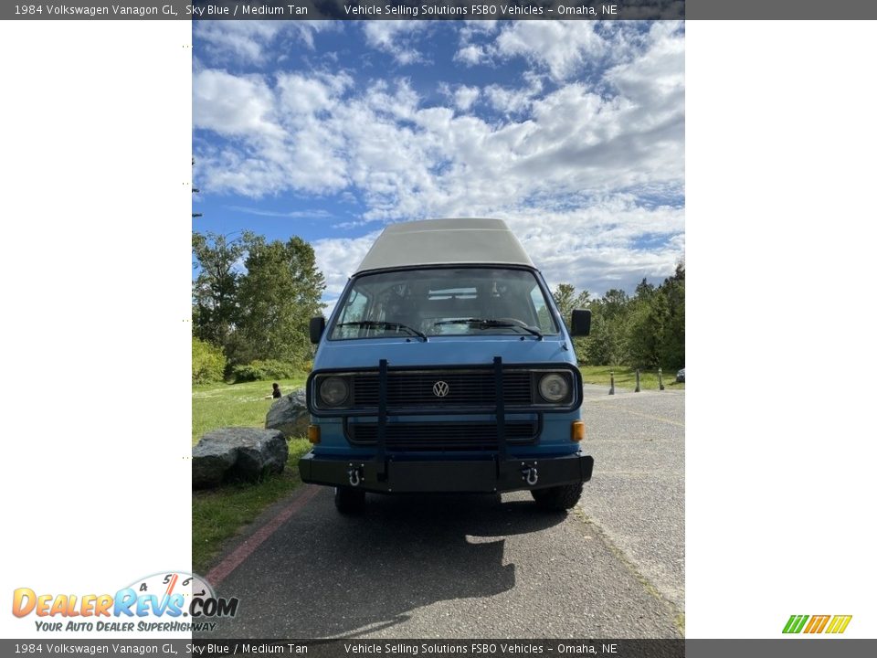 1984 Volkswagen Vanagon GL Sky Blue / Medium Tan Photo #36